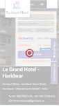 Mobile Screenshot of hotellegrand.com